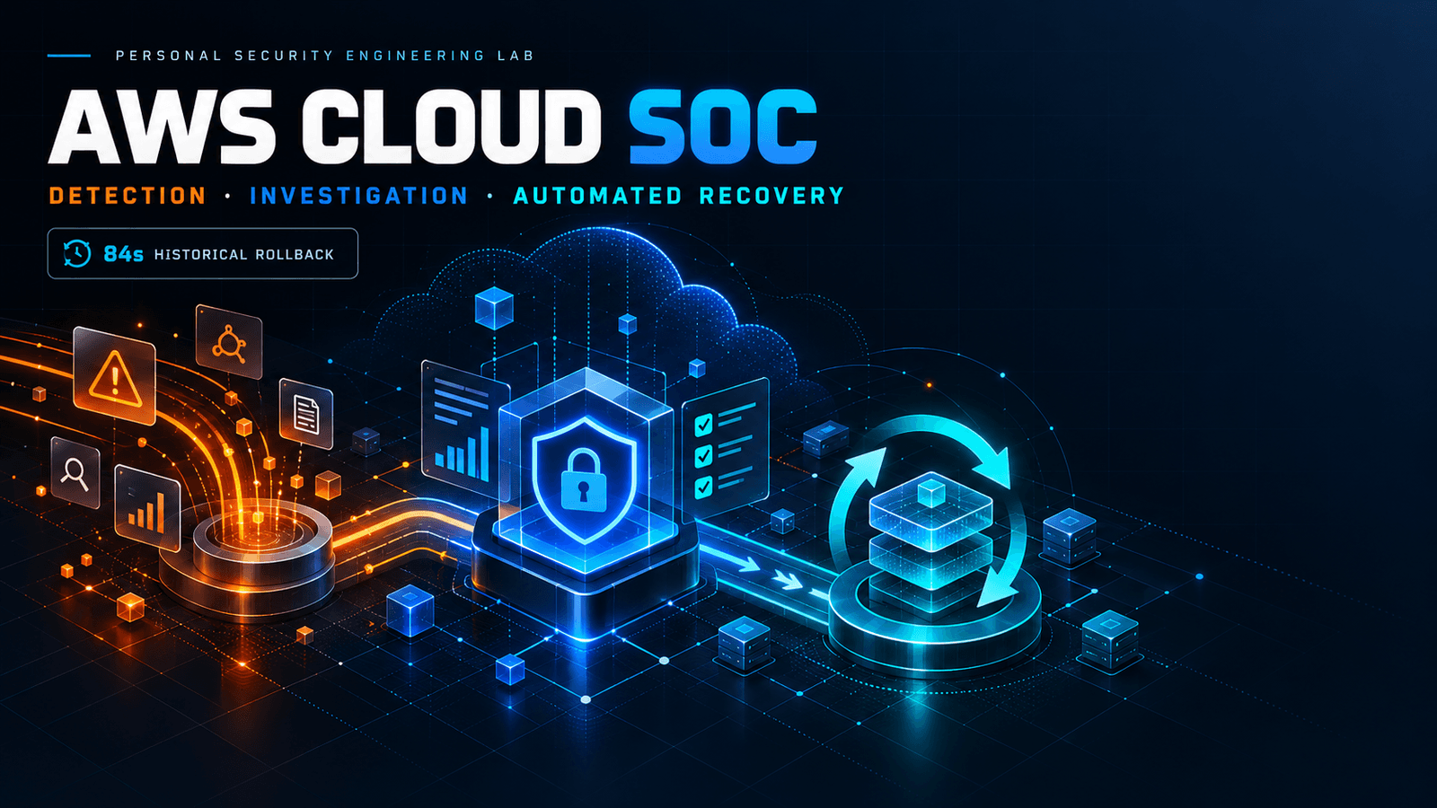 AWS Cloud SOC — Detection, Investigation & Automated Response — project cover
