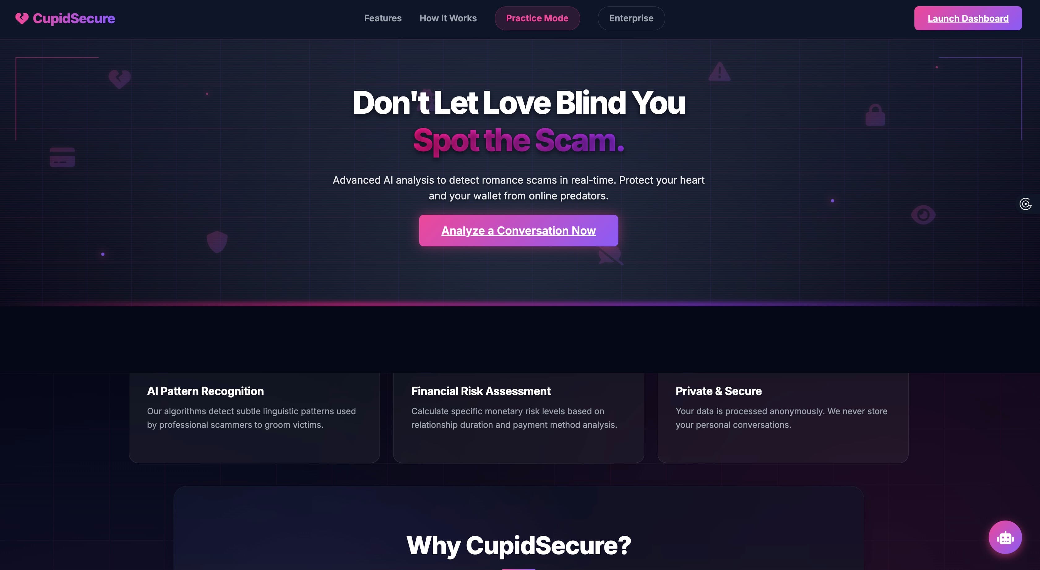 CupidSecure – AI-Powered Romance Scam Detection